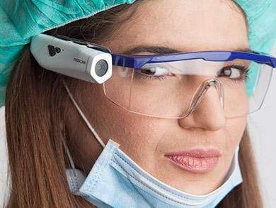 A Doctor Wearing Vyoocam