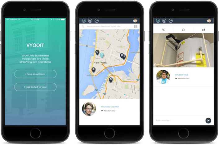 VYOOIT - video conferencing Saas running on Mobile
